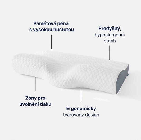 Polštář Derila pro spaní na boku