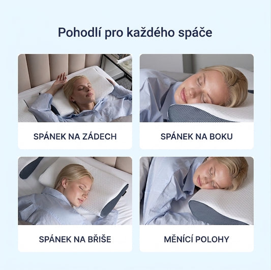 Polštář Derila pro spaní na boku