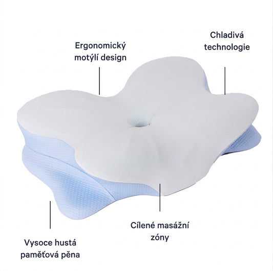 Derila Ergo Pillow - polštář na podporu krku